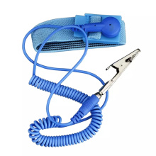 Online Sale Cleanroom Area ESD Antistatic Wireness Wrist Strap with Spiral Cord